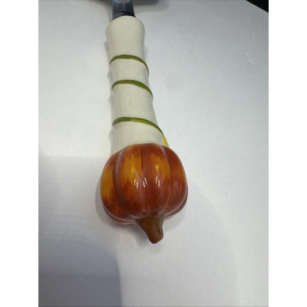 Temptations Tara‎ Tesher Pumpkin Patch Cake Pie Server Serving Utensil